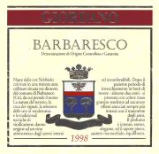 Barbaresco_Giordano 1998